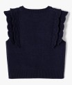 Pull sans manches en maille fantaisie fille - LuluCastagnette